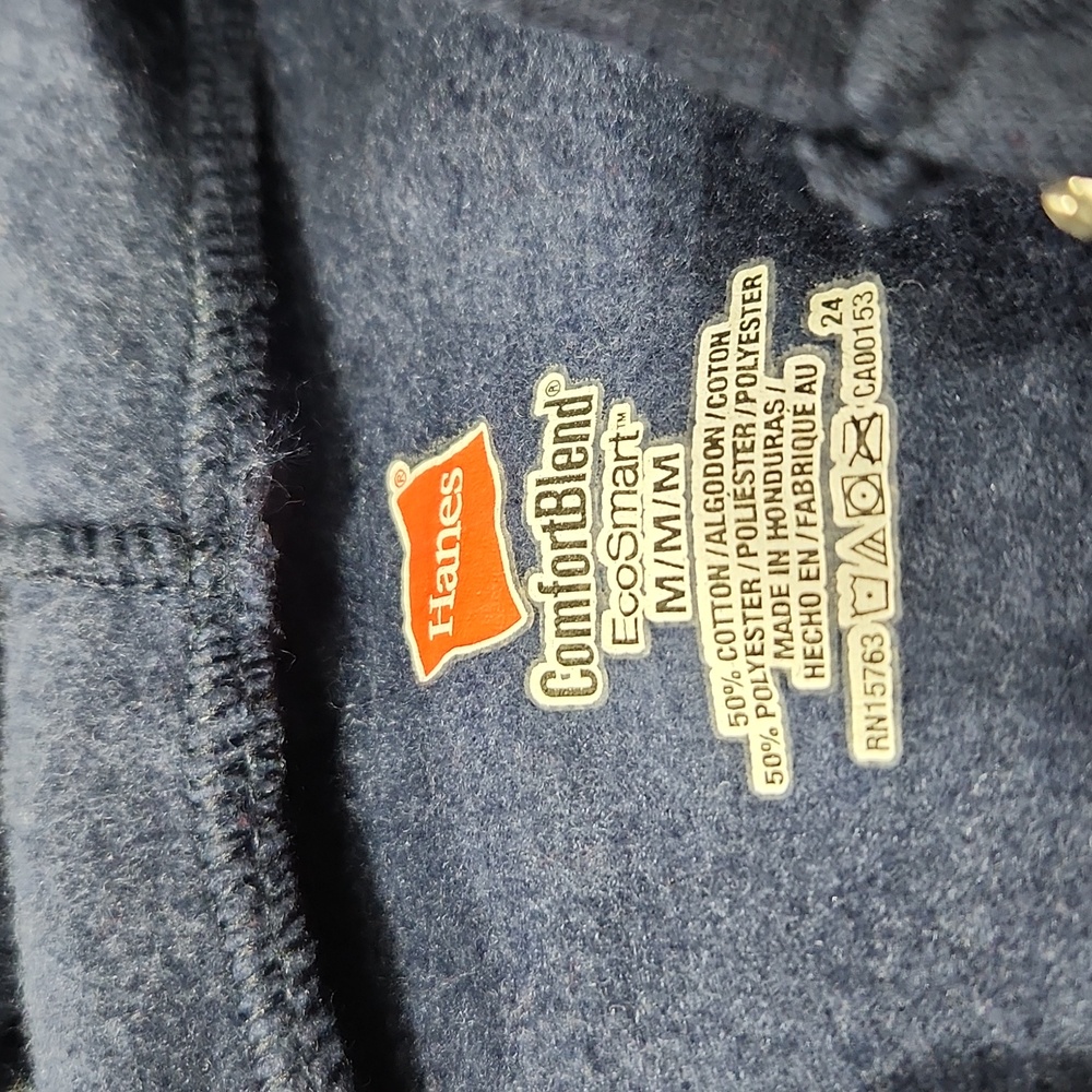 Miller Lite Zip-Up Hooded Hanes Comfort Blend Sweatshirt - Size Medium - Picture 4 of 7